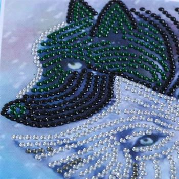 Živali Volkovi Diamond Vezenje 5D DIY Posebno Oblikovan Diamond Slikarstvo Navzkrižno Šiv s Kristali Diamond Needlework Doma Dekor