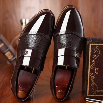 Moški čevlji odporni na Obrabo, Ne zdrsne Mans obutev Anti-slip Črne čevlje Moške, čevlje, Usnje Reliefi Klasično Modno Razkošje 2021