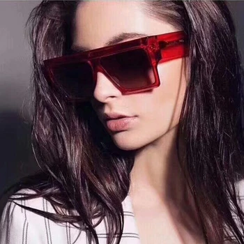 Unisex Square sončna Očala Modis Prevelik Okvir Oculos De Sol Feminino 2019 Luksuzni Ženske blagovne Znamke Oblikovalec sončna Očala UV400