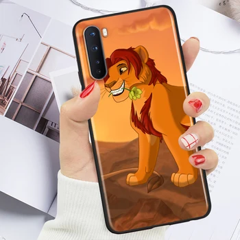 Mehko TPU Kritje Disney Lion King za OnePlus Nord N100 N10 8T 8 7T 7 6T 6 5T Pro Black Primeru Telefon