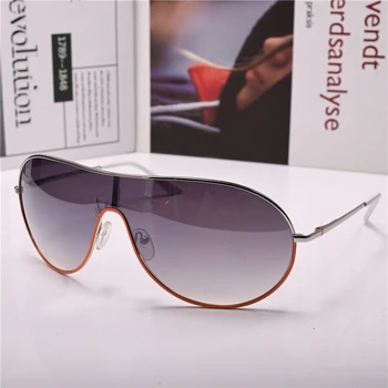 Luksuzne blagovne znamke Ženske Modna sončna Očala iz Enega kosa Steampunk sončna Očala za Žensko Objektiv Anti ReflectionDriving Moški