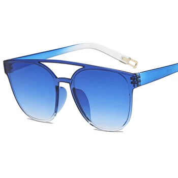 2021 Nove Modne Ženske Ravno sončna Očala Luksuzne blagovne Znamke Oblikovalec sončna očala Očala Candy Barve, Ogledalo UV400 112