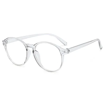 Krog Okvir Optičnega Stekla Ženska Anti Modra Svetloba Blokiranje Očala Za Človeka Letnik Računalnik Oculos Žensko Igralna Očala