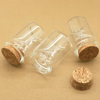 24 Kosov Steklenice 37*30 ml 50 mm Mini Spice Shranjevanje Kozarcev Zamaške začinjene Steklenice, Posode za majhne kozarce, Ampule Z Zamaškom iz Plute