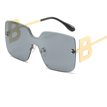 2021 Trend Ženske Modna sončna Očala Prevelik Gradient Objektiv Vintage sončna Očala Ženska Luksuzni Dropshipping oculos de sol