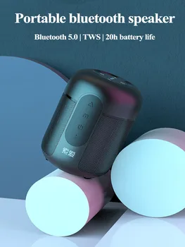 SOAIY Mini Prenosni Bluetooth Brezžični Zvočnik TWS Zunanji Zvočniki stolpec Subwoofer Stereo Zvočnika predvajanje 20 ur brezplačno ladja