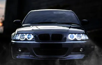 CCFL Angel Eyes Komplet za Toplo Bela Halo Obroč Za BMW 7 Series E38 740i 740iL 750i 750iL 730d 740d 728i 95-01 Demon Oči