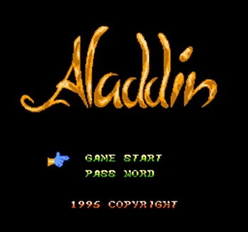 Aladdin 60 Pin Igra Kartice, ki so Prilagojena 8-Bitno 60pins Igra, Igralec