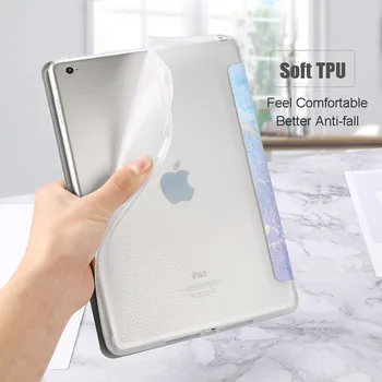 Ohišje za iPad 10.2 2019 2020 Pro 11 Marmorja tablet Cover za iPad Zraka 1 2 3 10.5 2017 2018 9.7 Stojalo Ohišje za iPad Mini 1 2 3 4 5