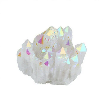 70-130 g Naravne Crystal Grozdov Kamen Bele Aura Angel Quartz Gruče Zdravilni Kamni Mineralnih Vzorcu Doma Dekor