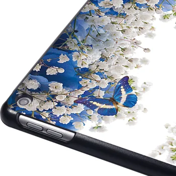 Metulj Tiskanje Vzorcev Tablet Primeru za Apple IPad 8 2020 8. Generacije 10.2-Inch Ultra Tanek Trdo Lupino + Prosti Pisalo