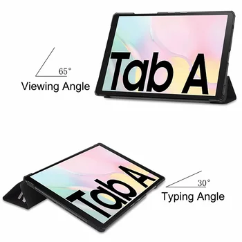Za Samsung TAB A7 10.4 2020 SM-T500 T505 T507 Tablet PU Usnje Primeru Nastavljiv Zložljivo Stojalo Pokrov
