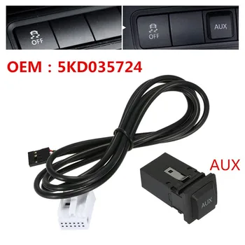 ABS Plastike 5KD035724 AUX USB Stikalo Kabel Za RCD510 RCD310 Golf/G-TI/R MK5 MK6 J-etta Stikalo AUX