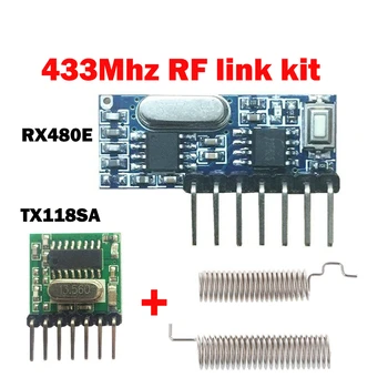 RF brezžični modul, sprejemnik oddajnik modul RX480E Oddajnik Sprejemnik Učenje Kodo 1527 4 channl Za Arduino 433 diy kit