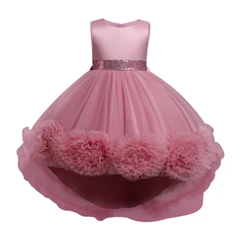 2021 Nov Cvet Dekleta Poročno Zabavo, Rojstni Dan Zaostajajo Brez Rokavov Princesa Obleke Za Dekle Tutu Vestidos Baby Otroci Elegantno Obleko