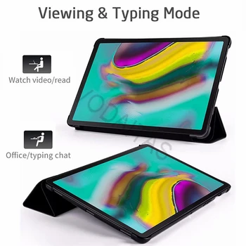 TPU mehko Ohišje za Samsung Galaxy Tab S5E 10.5 SM-T720 SM-T725 Primeru Ultra Slim funda Stojalo pokrovček za Galaxy Tab S5e 10.5 tablet