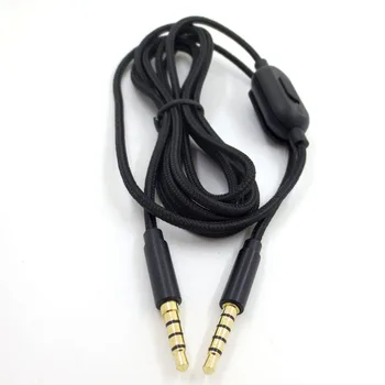 MOOL ZS0193 A10 A40 Gaming Slušalke 3.5 mm Audio Aux Kabel Inline Izključi mikrofon Nadzor Glasnosti, ki je Primerna za Astro A10 A40 A30