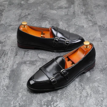 Moški Loafers Usnjeni Čevlji Za Človeka Poslovno Obleko, Čevlje Oxfords Obutev Moda za Moške Stanovanj
