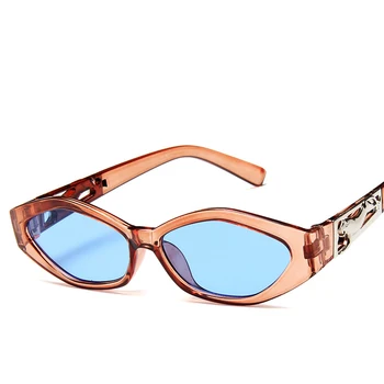 Kaibote S-1170 Retro Dame sončna Očala Majhen Okvir UV Protection Mode Mačka Oči Sonce Očala za Ženske Prostem Očala Ženski