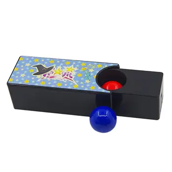 Zamenljiva Magic Box Obračanja Rdeče Žogo V Modro Žogo Rekviziti Čarovniških Trikov Igrače Klasičnih Igrač