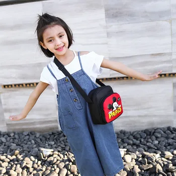 Disney majhne otroke, mini girls srčkan torbice modni princesa messenger bag Mickey mouse plima fantje ramo torbe