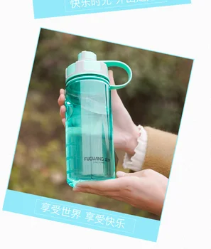 Velika Zmogljivost Plastične Steklenice za Vodo 2000/3000ML Prenosni Prostor Steklenico s traku Prevelik Športih na Prostem Steklenica za Vodo