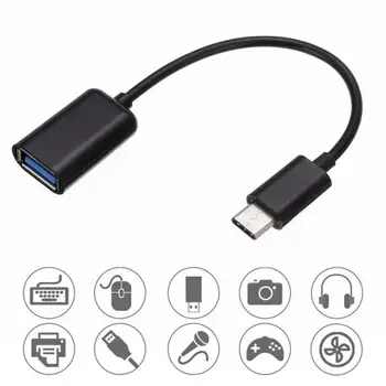 16,5 cm Tip-C OTG Kabel USB 3.1 Tip C Moški USB 3.0 Ženski OTG Podatkovni Kabel Adapter Univerzalni Tip-C Za Samsung/xiaomi