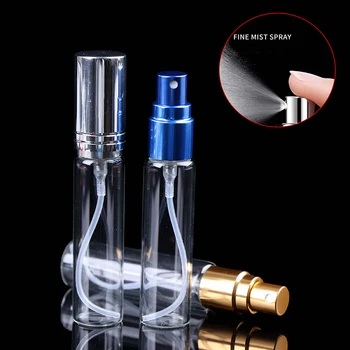 1PCS Prenosni 10 ML Steklene Stekleničke Parfuma Z Razpršilo Prazno Kozmetični Posode Za Potovanja Spray Steklenice