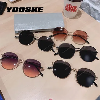 YOOSKE Classic Vintage sončna Očala Moški Ženske blagovne Znamke Oblikovalec Retro Poligon sončna Očala Ženski Potovanja Vožnje Odtenki Očala UV400