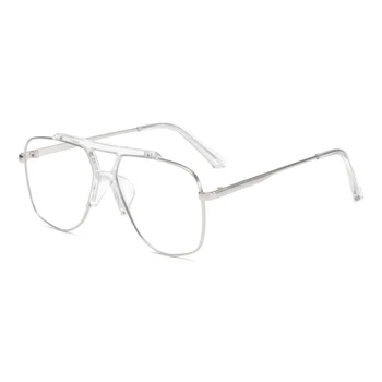 Seemfly 2021 Ženske Modni Kovinski Okvir za Očala Ženski Pregleden Objektiv Okvir Nepravilne Poligon Očala UV400 Oculos De Sol