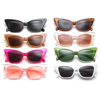 Sončna očala Ženske 2021 Ameriški Stil Modi Letnik Mačje oko Črna Očala Leče Moških Luksuzni Oblikovalec Vožnje Očala Prodajalci