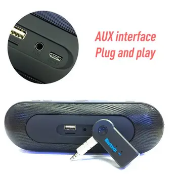 AUX 3.5 mm Jack, Bluetooth Sprejemnik Brezžični Adapter Prostoročno Klicanje Glasbeni Sprejemnik Bluetooth Adapter za Avto Oddajnik Vroče Prodaje