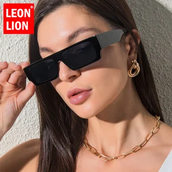 LeonLion 2021 Moda Kvadratnih Sončna Očala Ženske/Moški Majhno Razkošje Očala Ženske Blagovne Znamke Oblikovalec Stekla Ženske Lentes De Sol Mujer