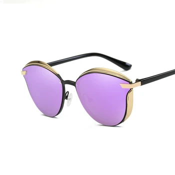 FENCHI sončna očala ženske Polarizirana Mačka Oči ogledalo sončna očala Luksuzni design letnik blagovna znamka Modnih Ženskih óculos de sol feminino