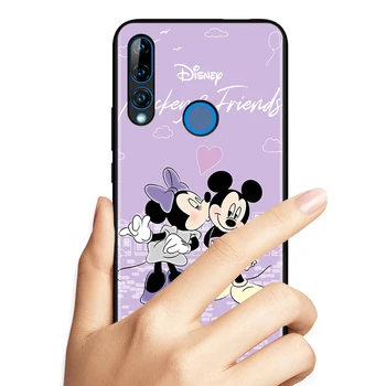 Lep Disney Mickey za Huawei Honor 30 20 10 9, 9A 9C 9X 8X MAX 10 9 Lite člen 8A, 7C 7A Pro Silikonski Black Primeru Telefon