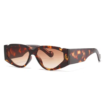 Vintage Mačka Oči, Sončna Očala Ženske 2020 Blagovno Znamko Design Leopard Okvir Punk Sončna Očala Moških Retro Odtenki Sončna Očala 5480