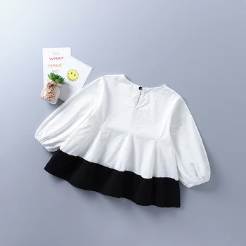 2-7 let visoke kakovosti dekle oblačila sklop 2020 nova jesenska moda za priložnostne mozaik majica + traper hlače fant, otroci, oblačila