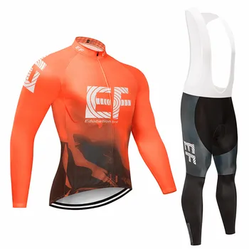 2020 long sleeve Kolesarjenje jersey Set EF bib hlače ropa ciclismo kolesarska oblačila MTB kolo long sleeve jersey moška oblačila