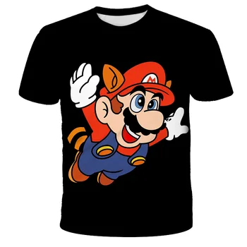 Camiseta con estampado 3D de Sonic par niños y niñas, camiseta transpirable a la moda, dibujo de Mario, neformalno, 2020