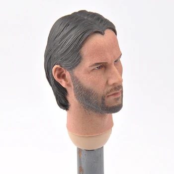 1/6 Obseg Moški Slika Opremo John Stenj Keanu Reeves Moški Glavo Skulptura Craved Model z Vratu za 12 cm Akcijska Figura Telo
