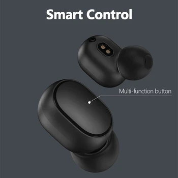 10 kosov/veliko Globalno Xiaomi Redmi airdots Brezžične Slušalke Bluetooth Mi Brezžični Čepkov Z Mic Čepkov AI Nadzor Slušalke