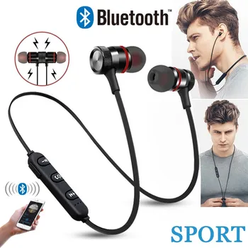 5.0 Brezžične Bluetooth Slušalke Fone de ouvido Neckband Stereo Slušalke, Mobilni Šport Čepkov Slušalke Z Mikrofonom Za Vse Telefon