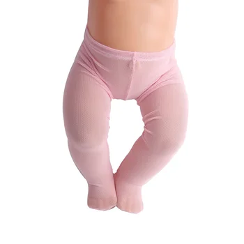 Lutka igrače oprema hlače, roza svilene nogavice, Visoke kakovosti dokolenke fit 43 cm lutke otroka in 18 inch Dekle lutke f30