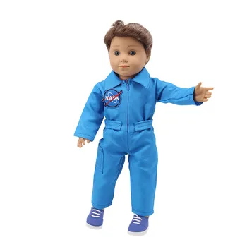 2021 Novih Letalskih Obleko Nositi Za 18 Inch Ameriški Logan fant lutka & 43 Cm Baby Novo Rojen Rodi Punčko Rusija Igrača Darilo DIY