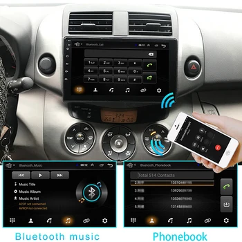 2G+32 G Za Toyota RAV4 Android10 Rav 4 20072008-2011 Avto Radio Večpredstavnostna Video Predvajalnik Navigacija mp5 GPS RDS, 2 din dvd št.